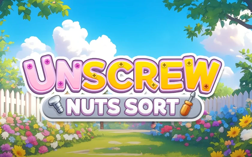 Unscrew Nuts Sort ist ein nettes Pin-Puzzle