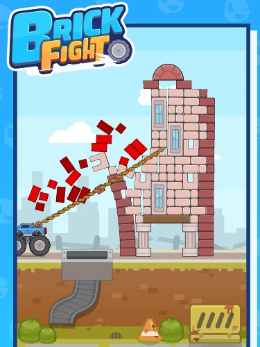 Brick Fight von Voodoo ist unterhaltsam, aber auch schnell eintönig 2 So schaut das obere Spielfeld von Brick Fight aus