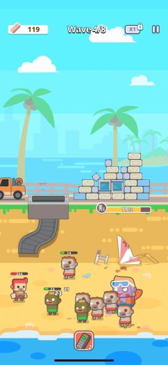 Brick Fight von Voodoo ist unterhaltsam, aber auch schnell eintönig 3 Ein Screenshot aus meinem Spiel