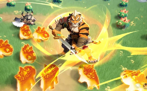 Euer Spielanteil in Legend of Elements ist leider sehr gering 3 Welche Rolle wohl der Tiger in Legend of Elements spielt?