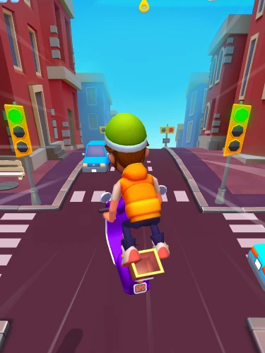 Paper Boy Race erinnert mich an Subway Surfers und Minion Rush 3 Paper Boy Race Screenshot