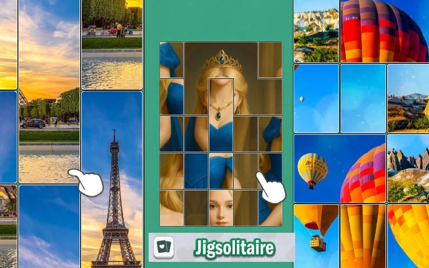 Jigsolitaire gibt es hier kostenlos