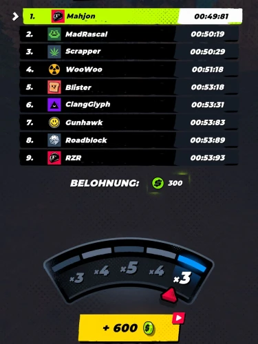 Wollt ihr eine dreifache Belohnung? Dann tippt im richtigen Moment auf den Button