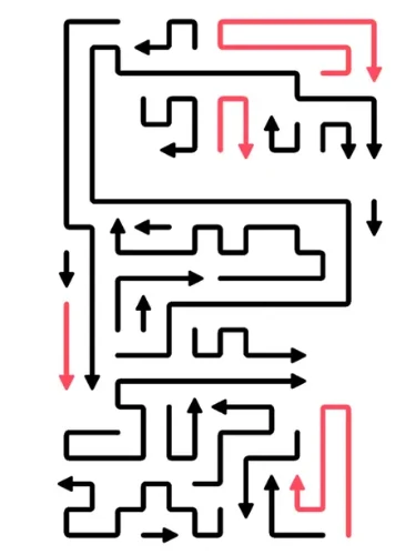 Arrows - Puzzle Escape belohnt dich für deinen Denkprozess 2 Ein Screenshot aus dem Spiel Arrows - Puzzle Escape