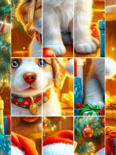 Christmas Twist wird euch richtig gut entspannen! 4 Das ist das sechste Level von Christmas Twist