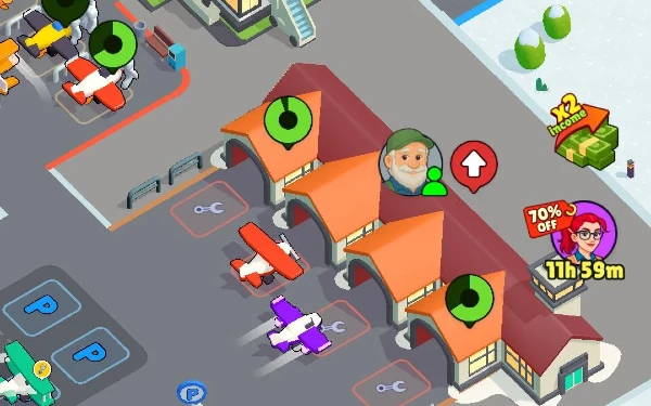 Das ist das 408. Level in Airport Empire