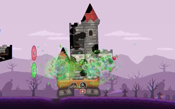 Ein Screenshot aus dem Spiel Castle Busters