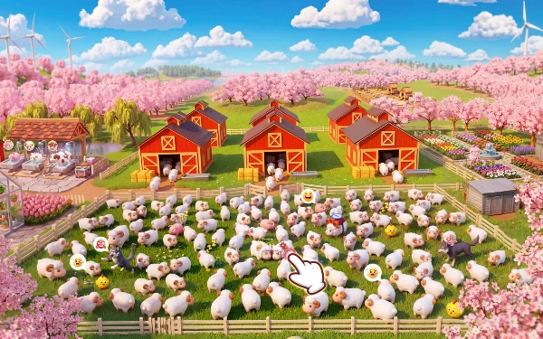 Screenshot aus dem Spiel Sheep Dash Sheep Away