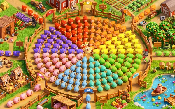 Sheep Dash Sheep Away ist ein knallbunter Spielspaß