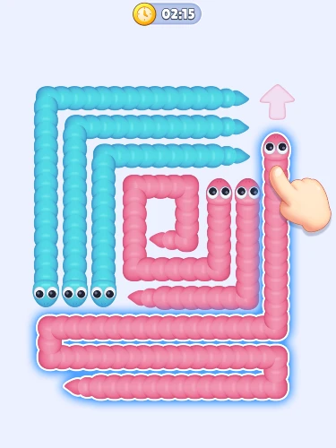 Es ist nicht schlimm, in Snake Escape mal zu scheitern! 2 Natürlich sitzt euch in Snake Escape die Zeit im Nacken (Credit: Pixel King)