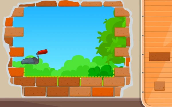 Auch das Maurern wird in Builder Game erklärt und praktiziert