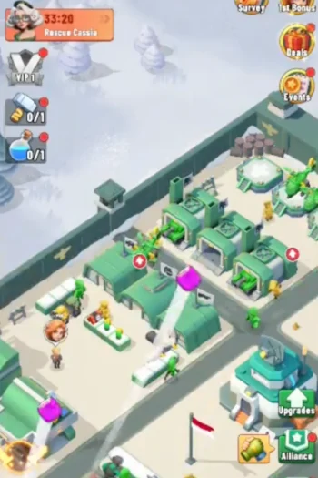 Schon nach wenigen Spieltagen kann deine Basis in Top Force so aussehen